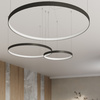 Żyrandol RIO 55 czarny LED 3000K