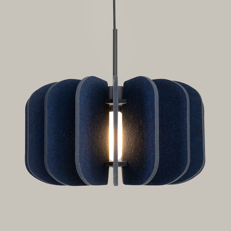 Lampa wisząca MULA 45 granatowa