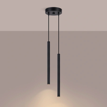 Lampa wisząca ARCHE 2P czarna