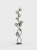 3014-905 Lampa podłogowa Nancy czarny chrom