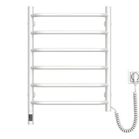 Elektryczny grzejnik łazienkowy BIALY BLUES Sensor 480х600 prawa