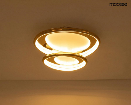 MOOSEE lampa sufitowa / plafon CELL 2     złota