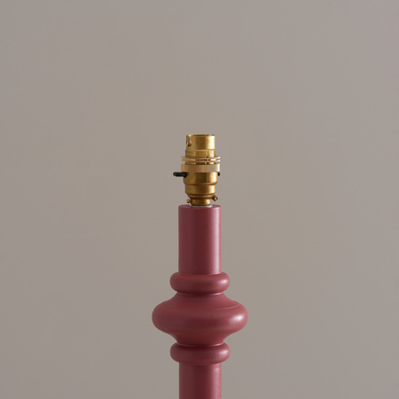 Carnaby Floor Lamp Base Satin Pink Clay