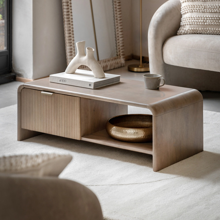 Colonna 1 Drawer Coffee Table 1000x500x350mm
