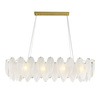 Lampa wisząca PIUMA LONG 100 cm – biała, oprawa sufitowa