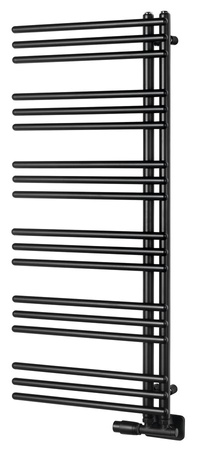 POSEIDON grzejnik łazienkowy 450x1140mm, czarny mat
