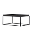 Stolik kawowy Forden Tray, czarny, 900 x 600 x 400 mm