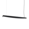 Lampa wisząca JORUN 120 czarna LED 3000K