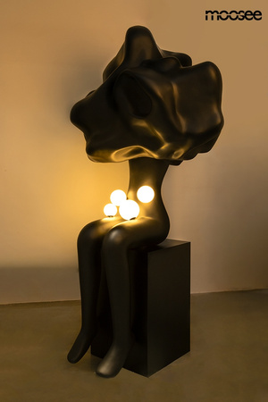 MOOSEE lampa podłogowa HUMAN IN THE CLOUDS 205 czarna
