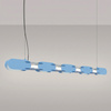 Lampa wisząca CHAIN 158 błękitna LED 4000K