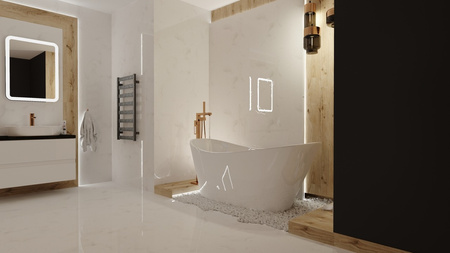 Grzejnik łazienkowy Hermes Metalic Grey 1150