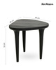 MaMaison stolik LAMINAR 49 czarny / drewno