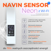 Elektryczny Grzejnik Łazienkowy BIALY AVANGARD X WiFi 480х1000 prawa