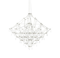 MOOSEE lampa wisząca CONSTELATION 77 - LED, stal szczotkowana