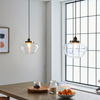 Camberley 1 Pendant Light Antique Brass Clear