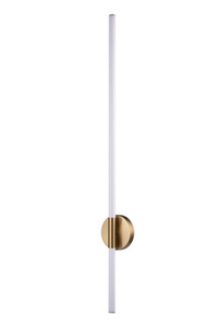 Lampa ścienna LED FELIX biało-złota 100 cm - nowoczesny kinkiet