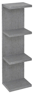 RIWA regał 20x70x15cm, dąb srebrny