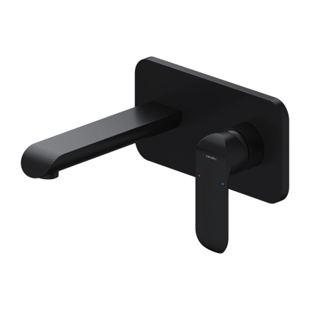 SACRAMENTO bateria umywalkowa podtynkowa, czarny mat