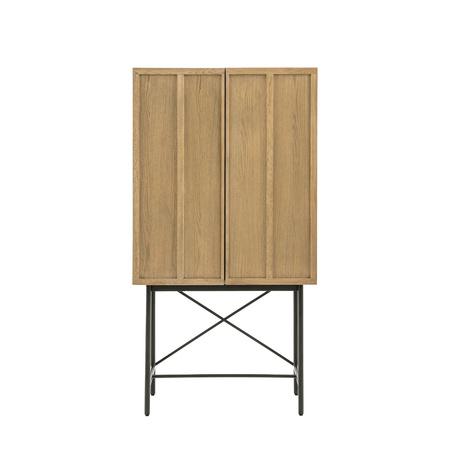Panelled 2 Door Cocktail Cabinet 850x400x1600mm