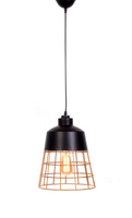 LAMPA WISZĄCA INDUSTRIALNA LOFT CZARNA BAGSY