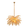 Lampa wisząca EMU 100 cm - pióra beżowe