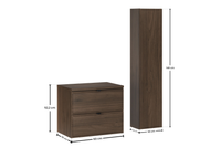 Zestaw meblowy 60cm z blatem i Szafką wysoką