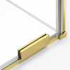 KABINA SMART LIGHT GOLD PROSTOKĄTNA  120x80x200 CZYSTE 8mm ACTIVE SHIELD