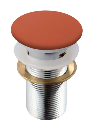 Korek click-clack bez przelewu iron red mat F008-U30