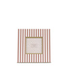 Stripe Photo Frame Olive & Fawn 4x4in (2pk)