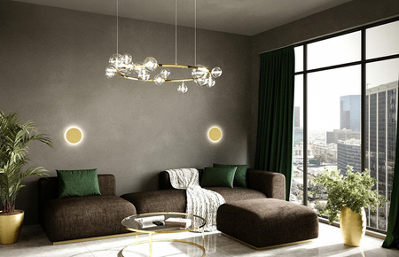 MOOSEE lampa wisząca ALURE 85 złota