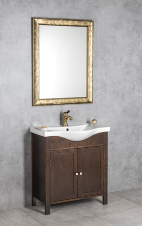 AMBRA szafka pod umywalkę 85,5x82x34,5cm, świerk bejcowany