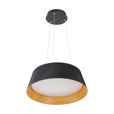 Lampa wisząca FRILL LED czarna 45 cm