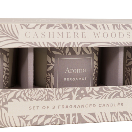 Cashmere Woods Candles Set of 3