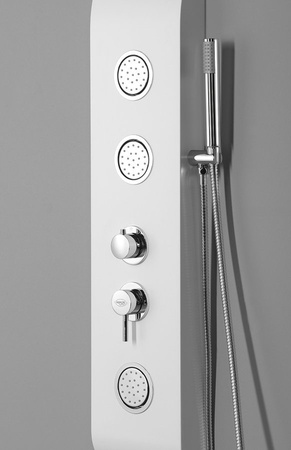 YUKI panel prysznicowy 210x1400mm, biały mat