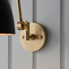 Lehal 1 Wall Light Antique Brass