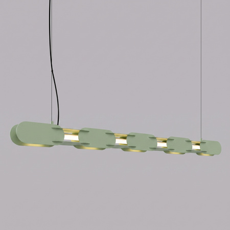 Lampa wisząca CHAIN 158 szałwiowa LED 3000K