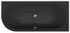 VIVA R wanna asymetryczna 175x80x47cm, czarny mat