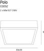 POLO plafon IP44