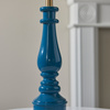 Abażur Myrtle – Marlin Blue, 12 × 12 × 38 cm