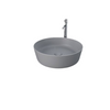 FEELING Umywalka nablatowa okrągła  42 cm szara mat (503) (Wycofywana, starsza wersja rant 12mm)