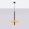 Lampa wisząca FELTRO 1 czarna/żółta