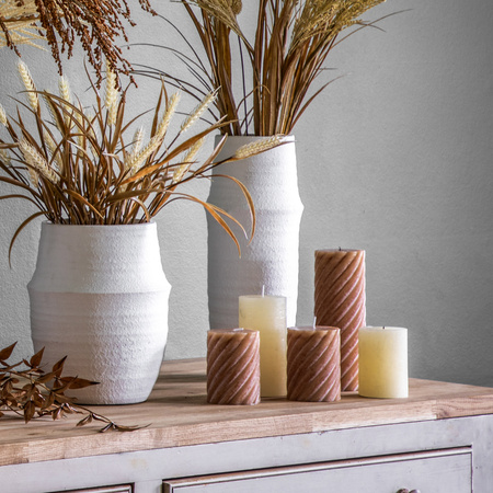 Wazon Larson, biały, 145 x 145 x 360 mm