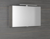 CLOE szafka z lustrem z oświetleniem LED, 80x50x18cm, dąb srebrny