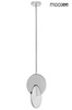 MOOSEE lampa wisząca DISCO srebrna