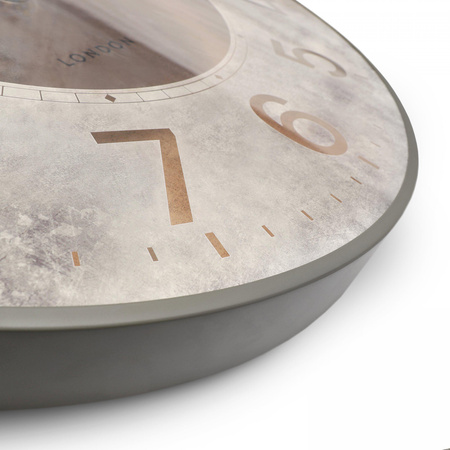 Wall Clock Harvest Gold 21in