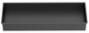 DENBO półka wpuszczana, 810x270mm, stal nierdzewna, gun metal
