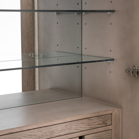 Craft Cocktail Cabinet Smoked 850x450x1600mm