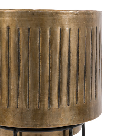 Elda Planters Gold Set of 2