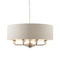 Highclere 8 Pendant Light Chrome 550-1730mm