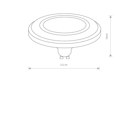 REFLECTOR DIFFUSER  LED, GU10, ES111, 9W